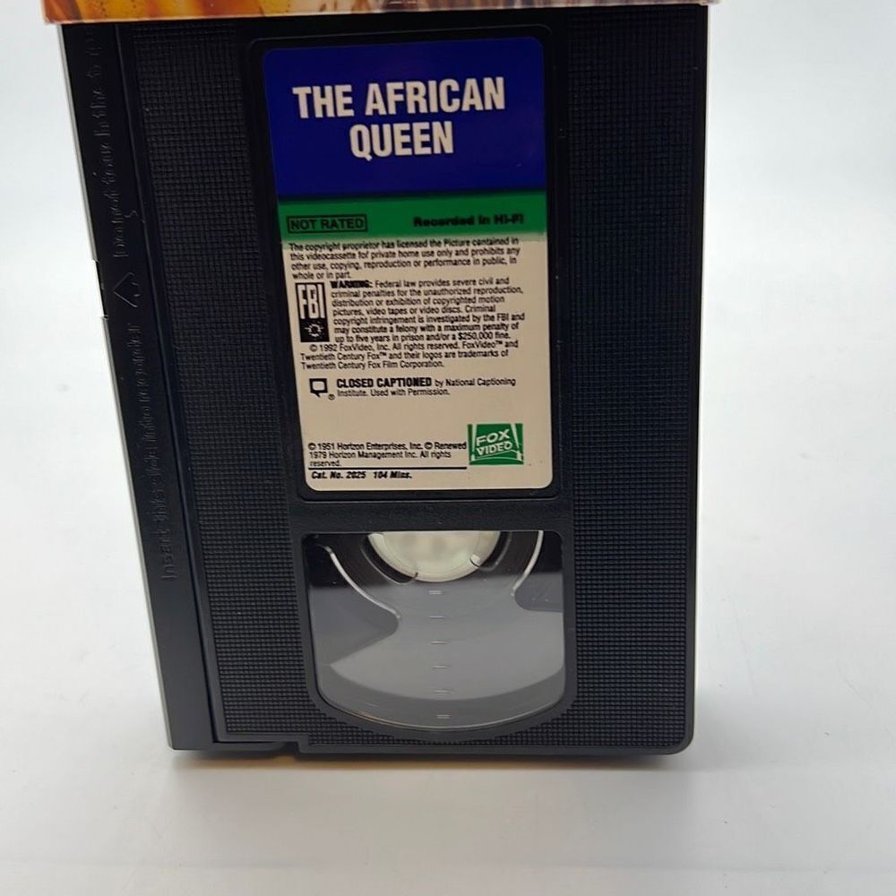 The African Queen (VHS Tape Video) 20th Century Fox Selections -‎ Movie Classic. - Picture 3 of 3